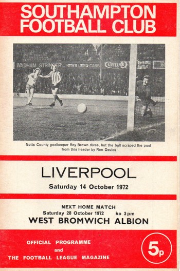 Match programme